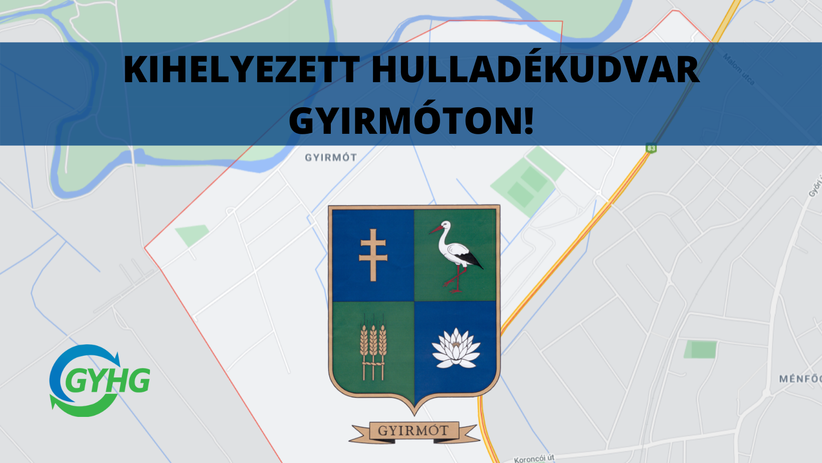 Kihelyezett hulladékudvar Gyirmóton